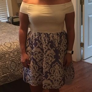 Off the shoulder dress